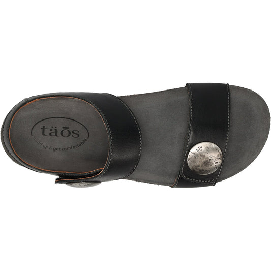 Women's Taos Luckie Black Leather