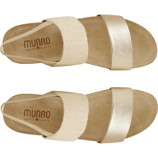 Women's Munro Pisces Gold/Oro Lux Leather